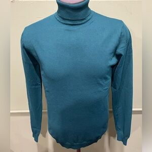 Bagazio turtleneck sweater hunter green regular fit